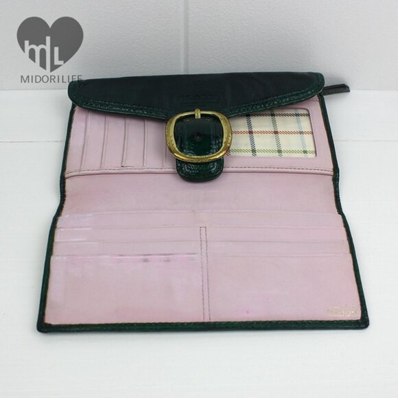 COACH Bleecker Signature Jacquard Wallet with Checkbook Cover - Picture 7 of 13